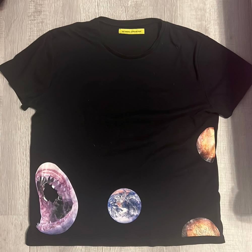 RAF Simons x Sterling Ruby Shark Space T-Shirt